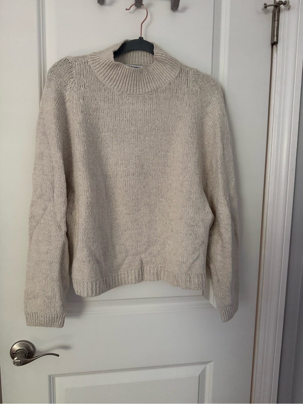 Old Navy Cream/gray Knit Sweater Label View